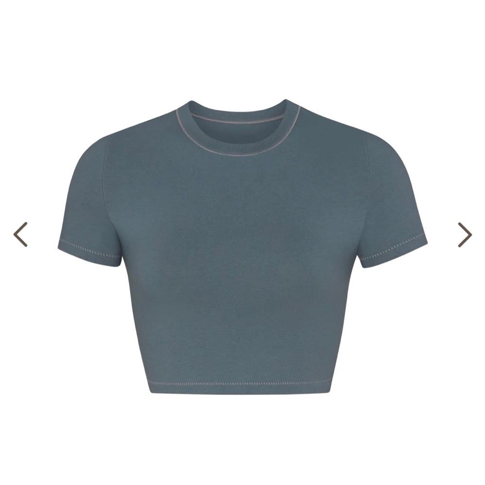 ⭐️SKIMS COTTON JERSEY SUPER CROPPED T-SHIRT NWT